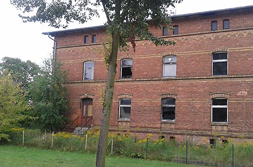 Verfallenes Backsteingebäude in Diedersdorf